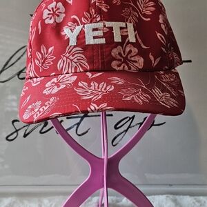 YETI Red Floral Hat